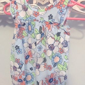 Floral onesie bubble